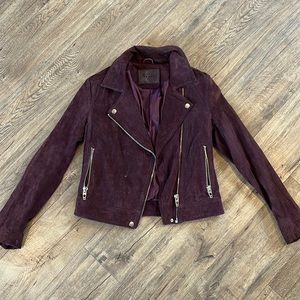 Blank NYC suede Moto jacket